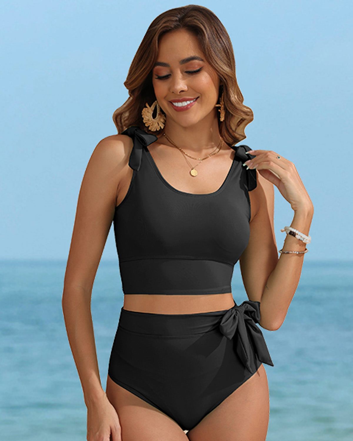High-Waist Bauchweg-Bikini