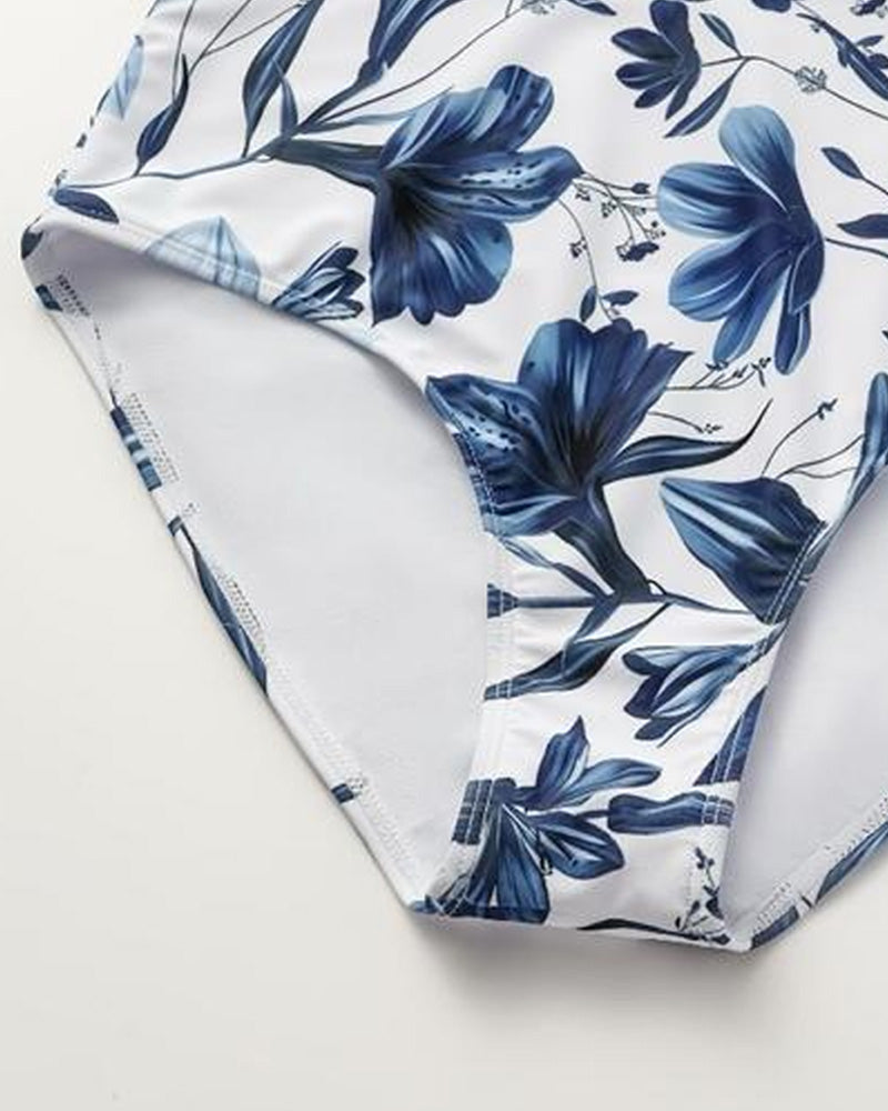 Bloom Set – Badeanzug mit langem Rock